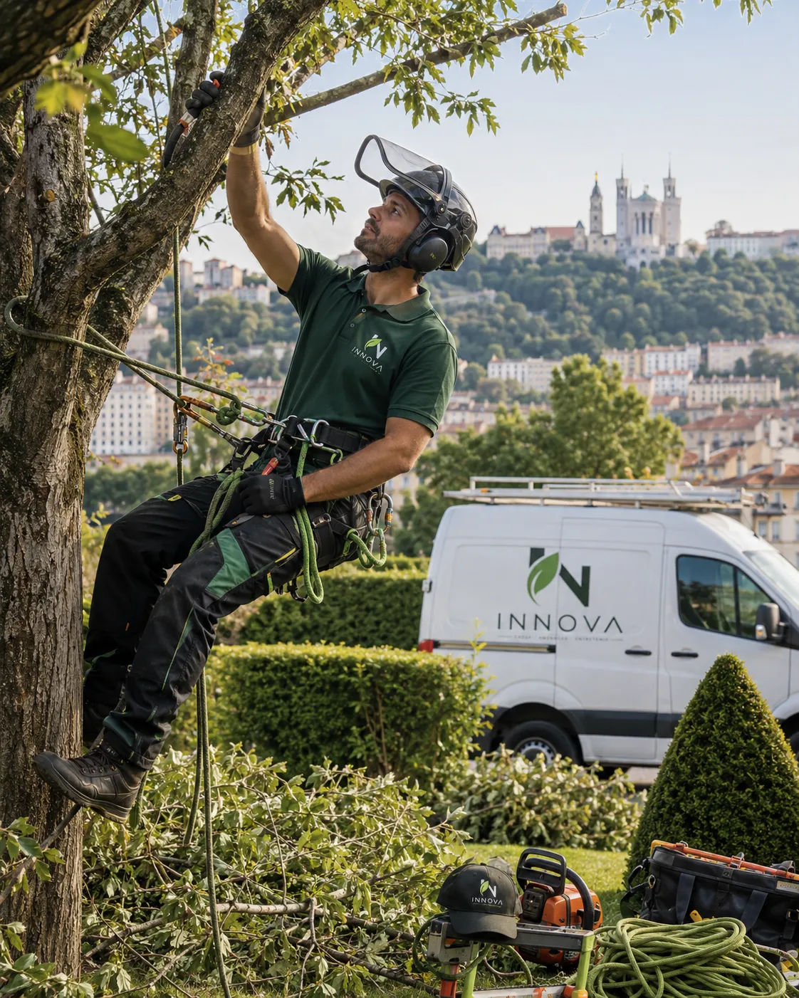 zone paysagiste Lyon couverte par INNOVA depuis Décines-Charpieu